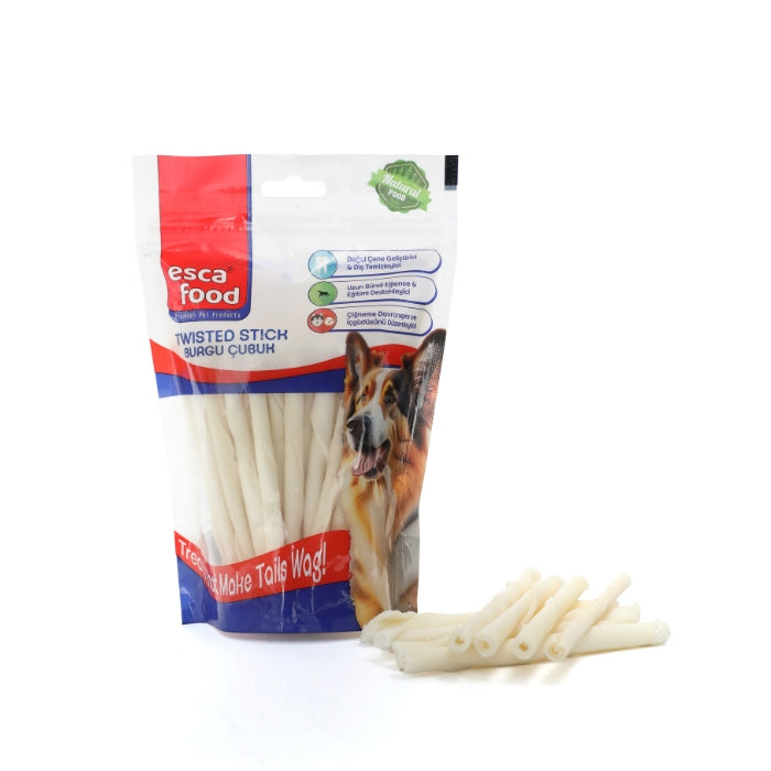 Esca Beyaz Burgu Kemik 12cm 50'li 250gr