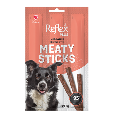 Reflex Kuzu Etli Köpek Ödül Çubuğu 11gr 3 Adet