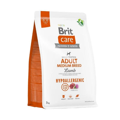 Brit Care Hipoalerjenik Kuzulu Orta Irk Yetişkin Köpek Maması 3 Kg