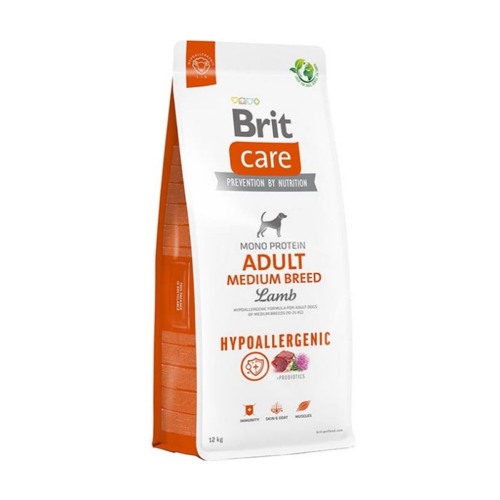 Brit Care Hipoalerjenik Kuzulu Orta Irk Yetişkin Köpek Maması 12 Kg