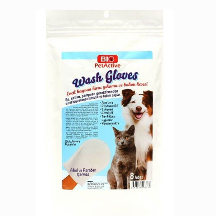 Bio Pet Active Wash Yıkama Bakım Kesesi 8'li