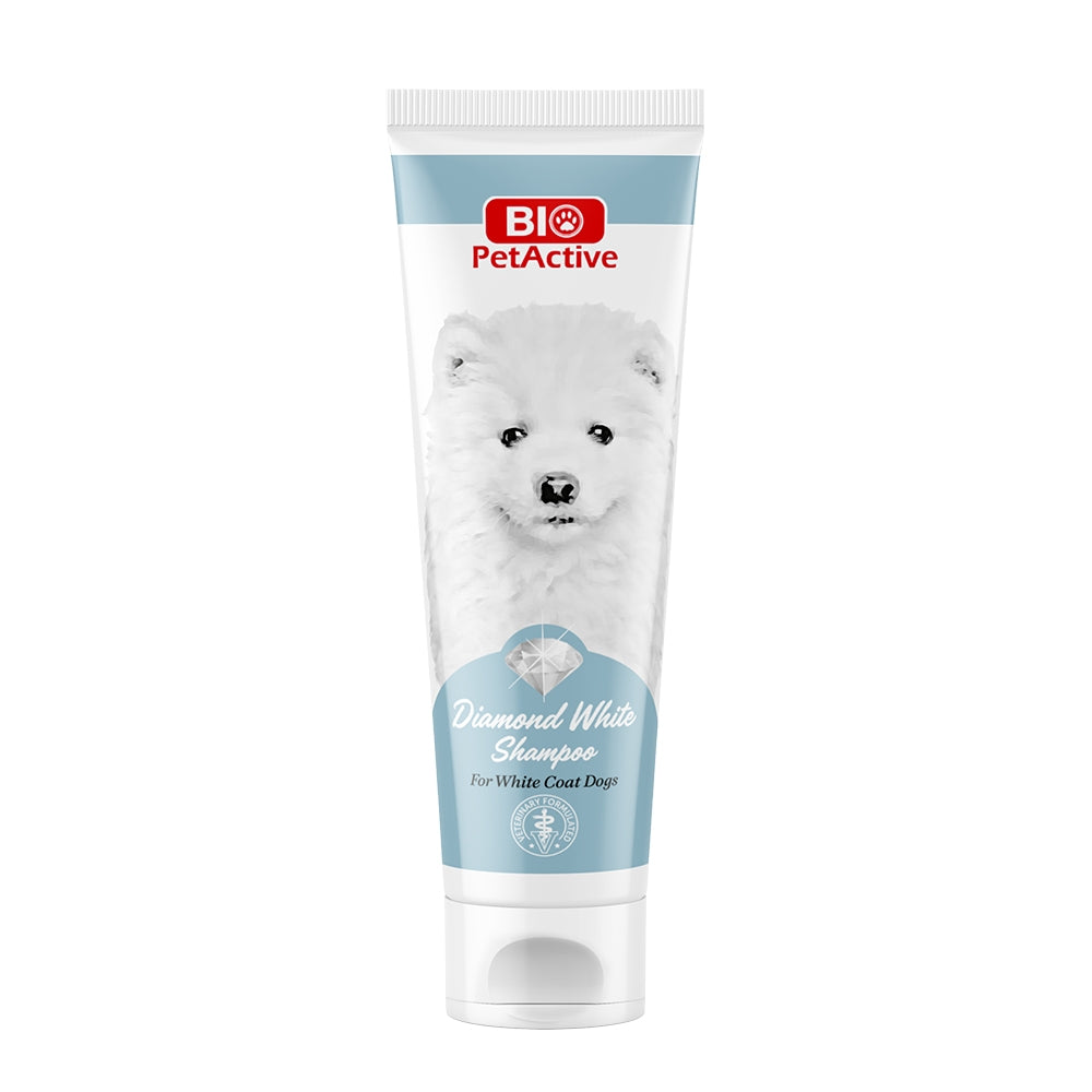 Bio Pet Active Dıamond Whıte Shampoo 250ml (Beyaz Tüylü Köpekle İçin Şampuan)