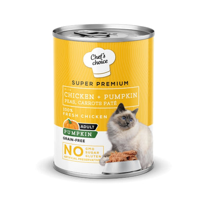 Chefs Choice Pumpkin Pate Chicken Tavuklu Balkabaklı Tahılsız Ezme Kedi Yaş Maması 400 Gr