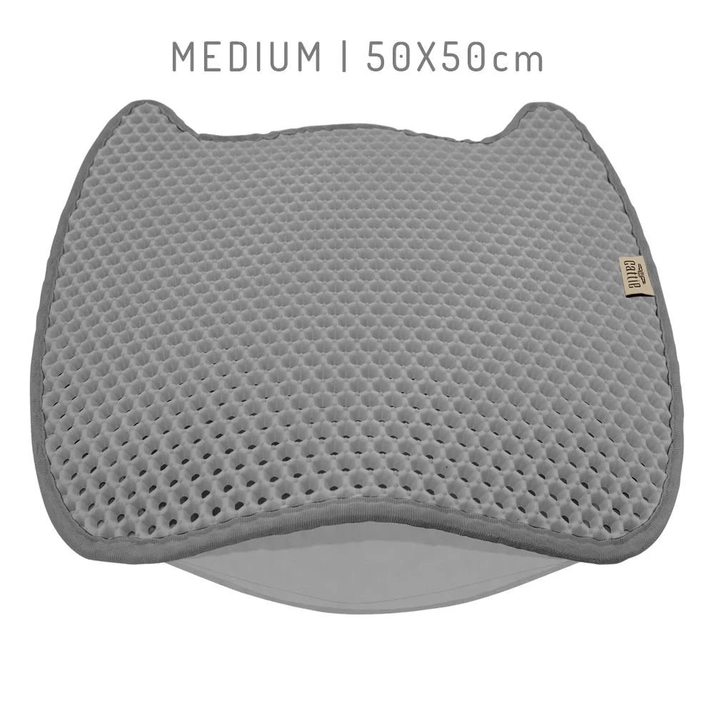Cattie Kedi Model Kum Toplayıcı Fonksiyonel Kedi Paspası Gri 50X50Cm
