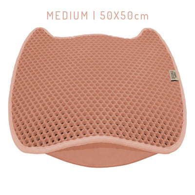 Cattie Kedi Model Kum Toplayıcı Fonksiyonel Kedi Paspası Pembe 50X50Cm
