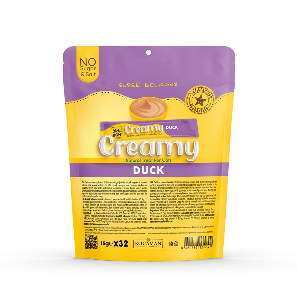 Delibon Creamy Ödül Maması Ördekli 15Gr 32Li Paket