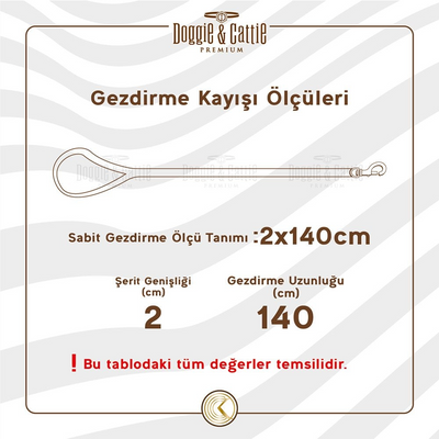 Doggie Dokuma Köpek Gezdirme Kayışı 1.5x160cm (Sarı)