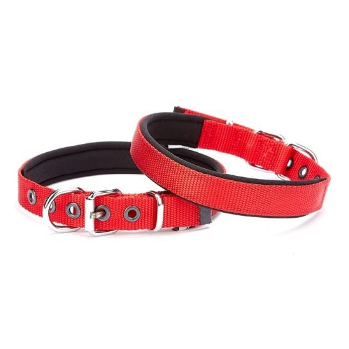 Doggie Konfor Dokuma Boyun Tasması Kırmızı 2X35-40Cm