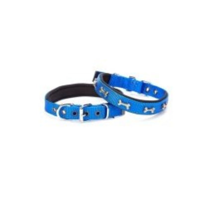 Doggie Konfor Dokuma Kemikli Boyun Tasması Royalmavi 2X35-40Cm