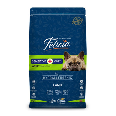 Felicia Az Tahıllı 6 Kg Yetişkin Kuzulu Small/Mini HypoAllergenic Köpek Maması