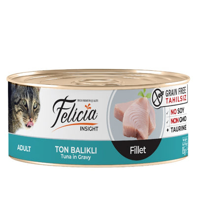Felicia Tahılsız Ton Balıklı Fileto Yaş Kedi Maması 85gr