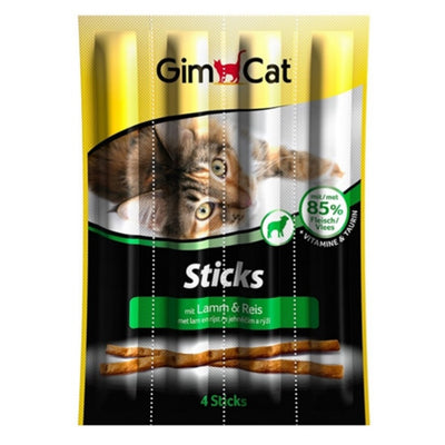 Gimcat Sticks Kuzu Etli Pirinç Ödül Çubuk 20gr
