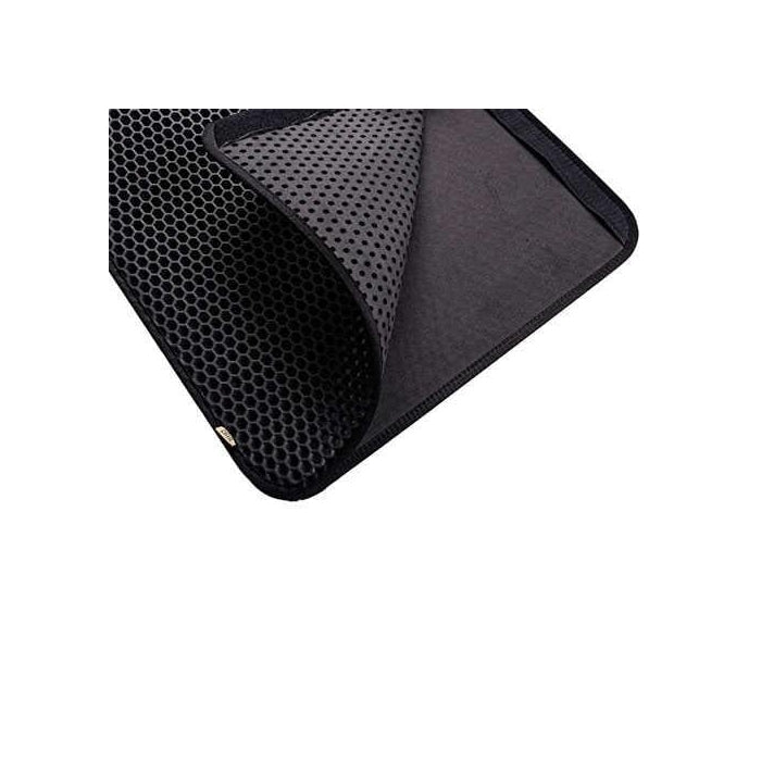 Cattie Altıgen Model Kum Toplayıcı Fonksiyonel Kedi Paspası Siyah 50X75Cm