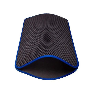 Cattie Altıgen Model Kum Toplayıcı Fonksiyonel Kedi Paspası Mavi 50X75Cm