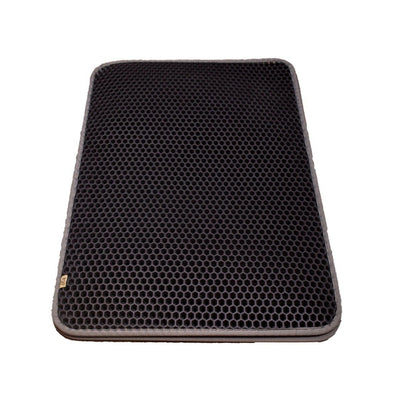 Cattie Altıgen Model Kum Toplayıcı Fonksiyonel Kedi Paspası Gri 37X50Cm