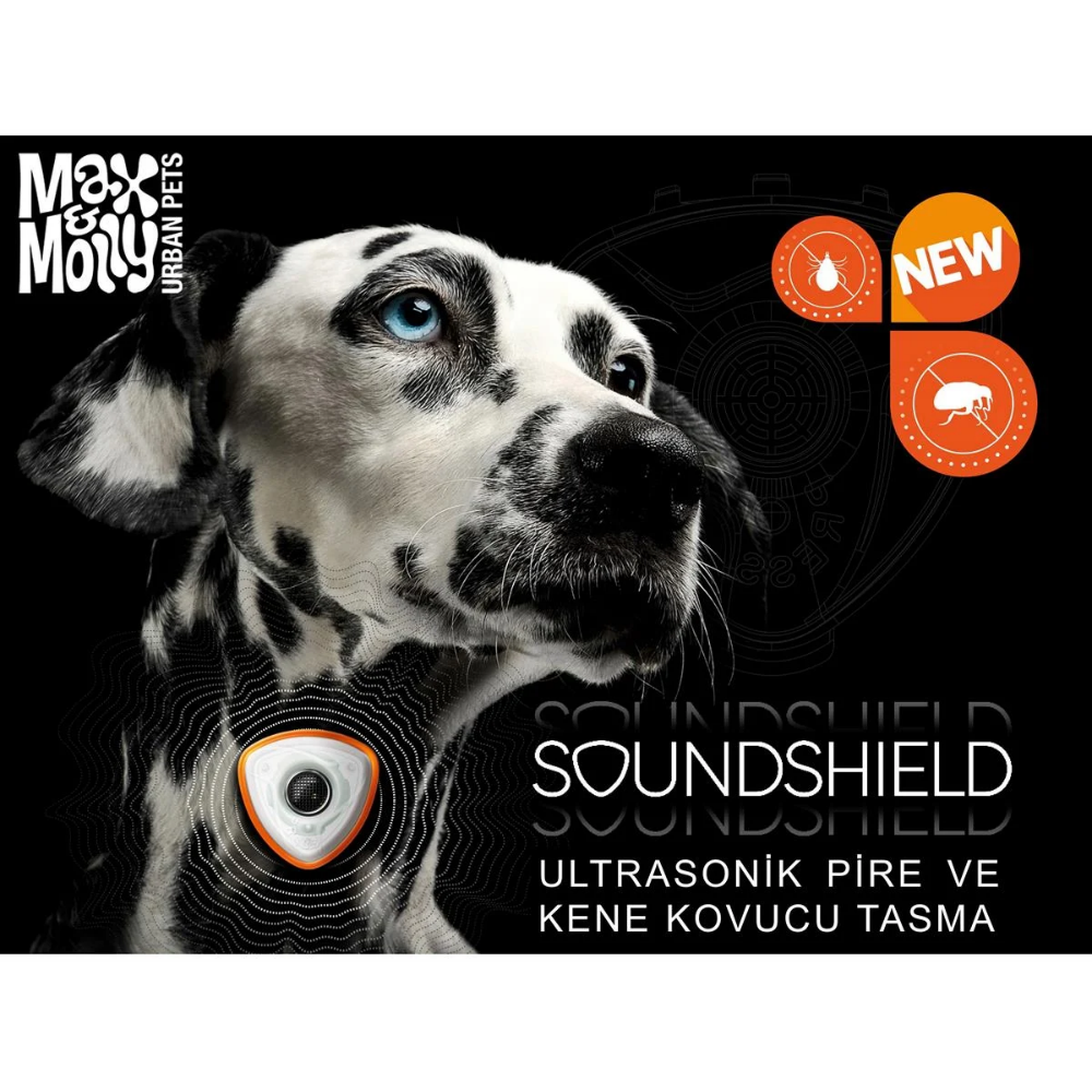 Max & Molly Soundshield Supersonik Pire ve Kene Kovucu Tasma