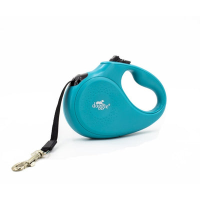 Doggie Otomatik Uzatma Tasması Master Seri Mavi 50Kg/5Mt