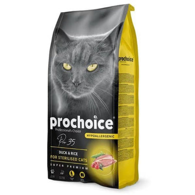 PROCHOICE Kısırlaştırılmış Ördekli Yetişkin Kedi Maması 15 Kg