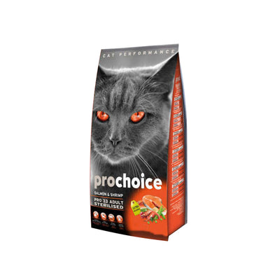 PROCHOICE Kısırlaştırılmış Somon Karidesli Yetişkin Kedi Maması 2 Kg