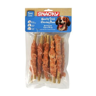 Snacky Munchy Tavuk Sargılı Köpek Ödül 10'lu 13cm 120gr