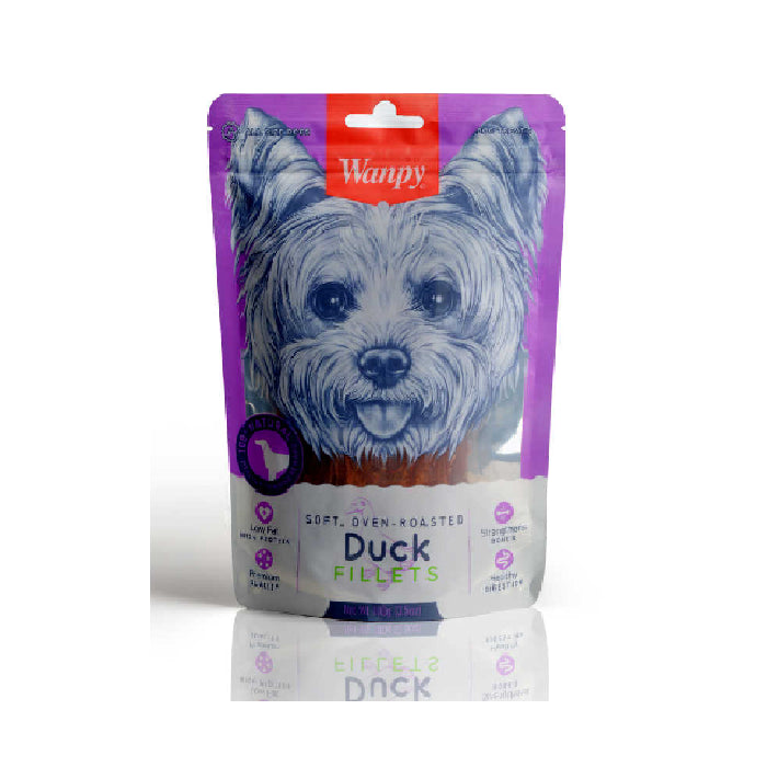 Wanpy Oven Roasted Gerçek Ördek Fileto 100gr. Köpek Ödülü