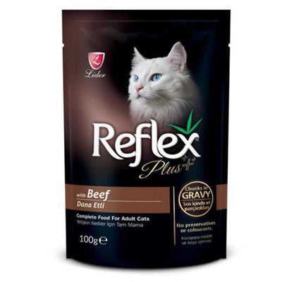 Reflex Plus Gravy Biftekli 100gr Yaş Kedi Maması