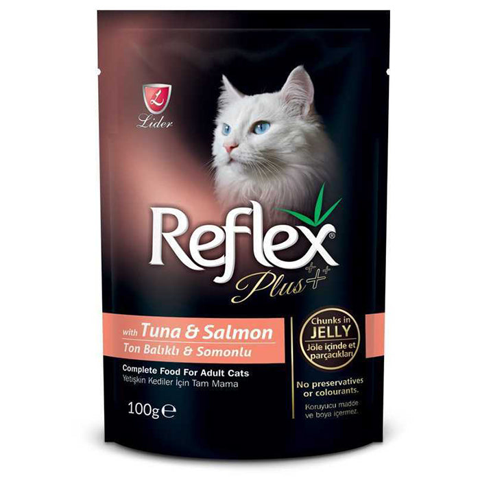 Reflex Plus Jelly Tuna&Somonlu 100gr Yaş Kedi Maması