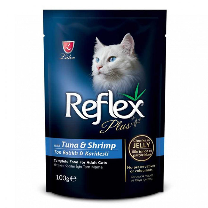 Reflex Plus Jelly Ton&Karidesli 100gr Yaş Kedi Maması