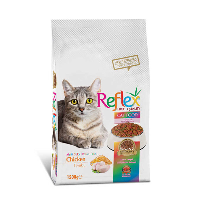 Reflex Tavuklu Multicolour 1.5 Kg Yetişkin Kuru Kedi Maması