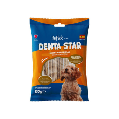 Reflex Plus Dentastar / Çiğnemelik Diş Çubukları Mini ve Küçük Irk Yetişkin Köpek Ödül Maması 110Gr