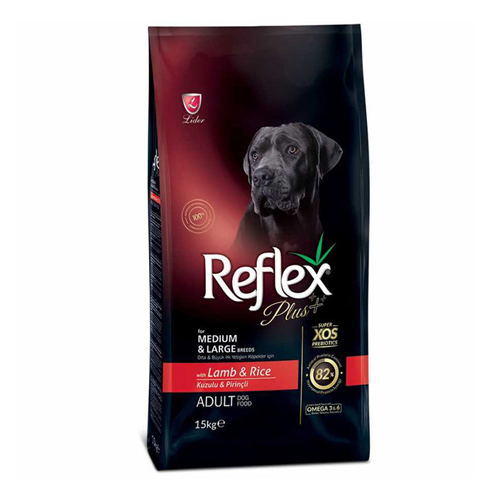 Reflex Plus Kuzulu 15 Kg Medium&Large Breed Yetişkin Kuru Köpek Maması