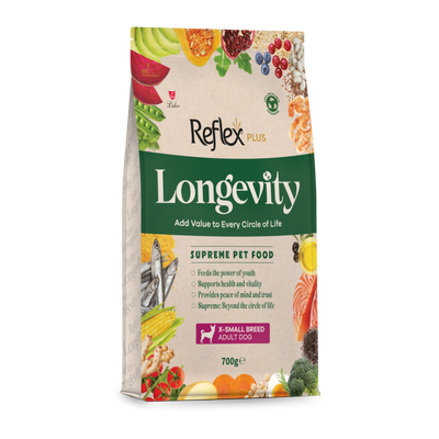 Reflex Plus Longevity Çok Küçük Irk Yetişkin Köpek Maması 700gr