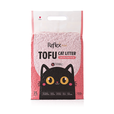 Reflex Plus Tofu Bebek Pudralı Kedi Kumu 2.8 Kg 7L