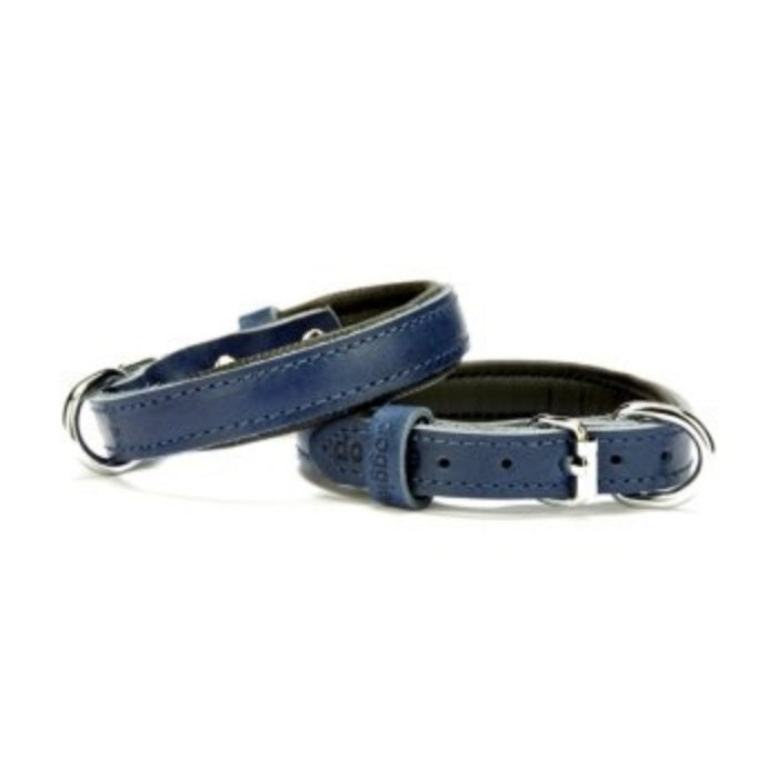Doggie Konfor Deri Boyun Tasması Royalmavi 1,5X20-25Cm