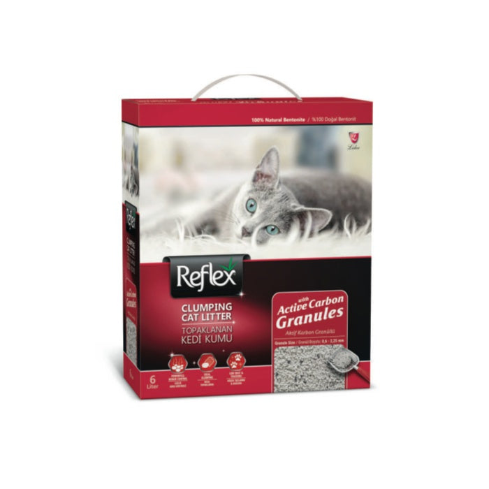 Reflex Active Carbon Granules Topaklanan Kedi Kumu 6L