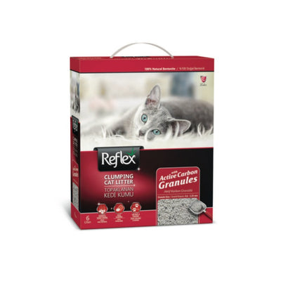 Reflex Active Carbon Granules Topaklanan Kedi Kumu 6L