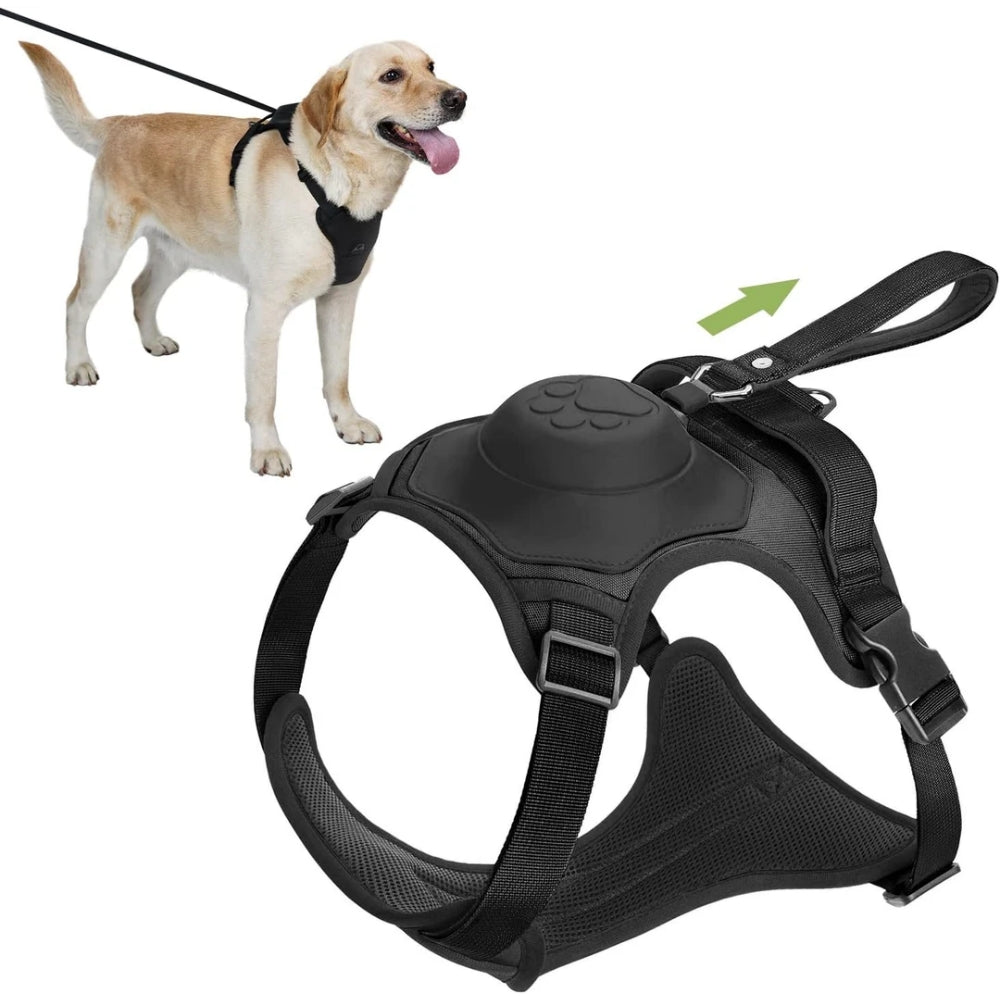 Buddy&Co Ultra Seri Otomatik Göğüs Tasması M Siyah