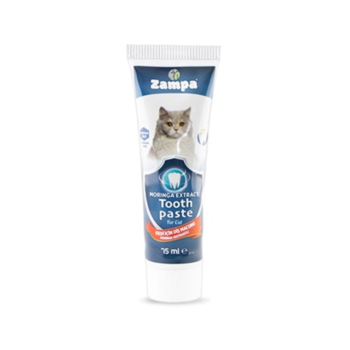 Zampa Kedi İçin Moringa Özlü Nane Aromalı Doğal Diş Macunu 75 ml