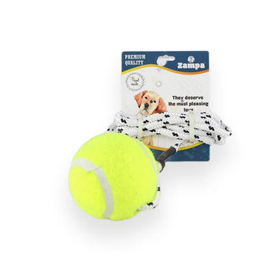 Zampa Köpek Tenis Toplu Oyun İpi 100cm