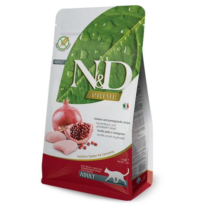 N&D Tahılsız Tavuk Etli ve Narlı 5 Kg Yetişkin Kuru Kedi Maması