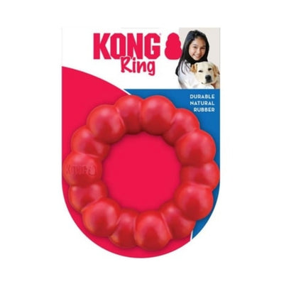 KONG Ring Köpekler için Yüzük Şeklinde Çok Amaçlı Isırma Oyuncağı XL