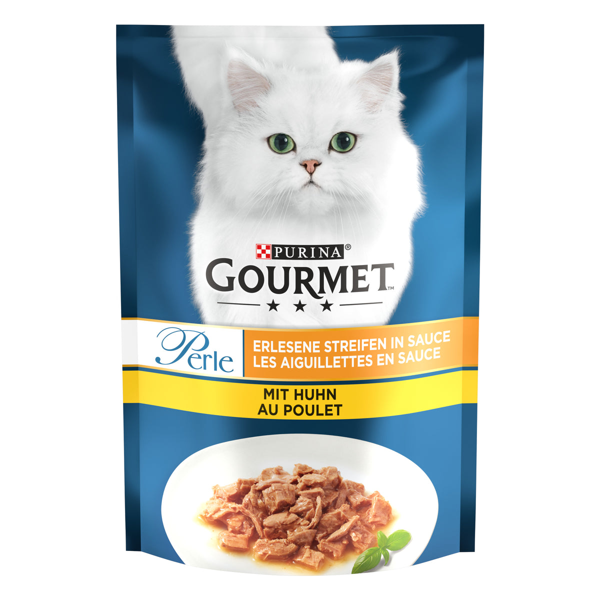 Gourmet Perle Izgara Tavuklu Yaş Kedi Maması 85gr