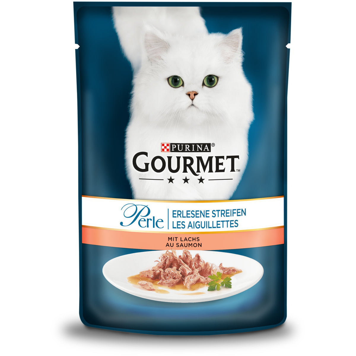 Gourmet Perle Izgara Somonlu Yaş Kedi Maması 85gr
