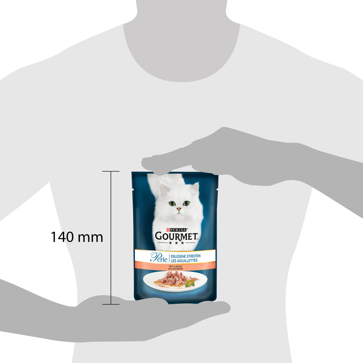 Gourmet Perle Izgara Somonlu Yaş Kedi Maması 85gr