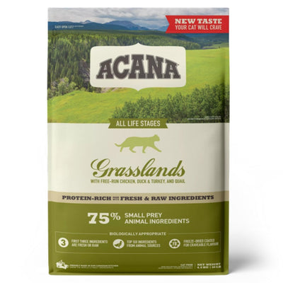 ACANA Grasslands Highest Protein (Yüksek Protein) Kedi Maması 4,5kg - Tüm ırk ve yaşam evreleri için