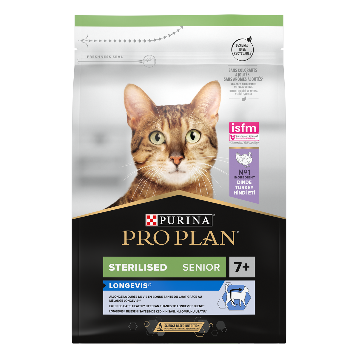 Pro Plan Sterilised Hindi Tavuk Senior+7 3 Kg Kısırlaştırılmış Yaşlı Kuru Kedi Maması