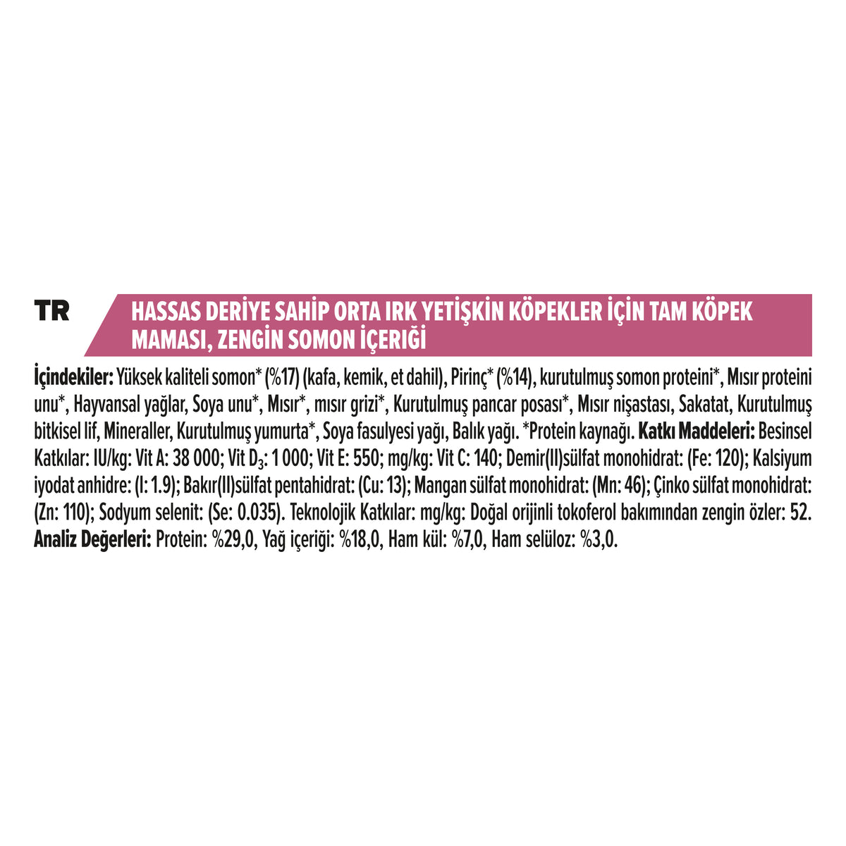 Pro Plan Somonlu 14 Kg Medium Yetişkin Kuru Köpek Maması