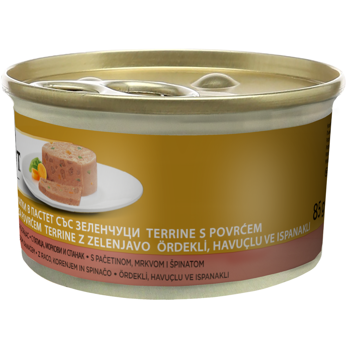 Gourmet Gold Kıyılmış Ördek&Havuç&Ispanak 85gr Yaş Kedi Konservesi