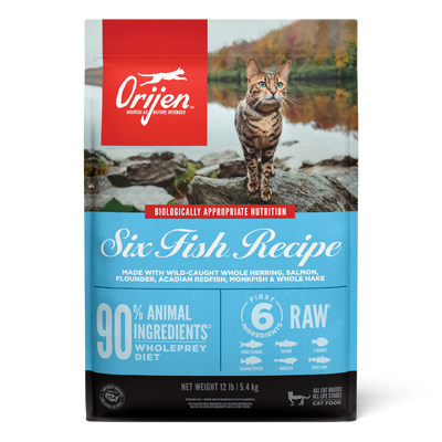 Orijen Six Fish Kedi Maması 1.8 Kg - Tüm Irk Ve Yaşam Evreleri İçin