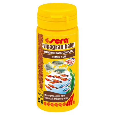 Sera Vipagran Baby Granül Yavru Balık Büyütme Yemi 50ml
